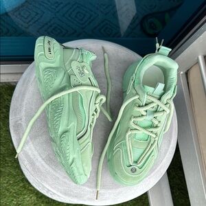 Mint Green Oversized Sneakers